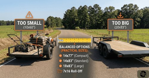 What Size Dump Trailer Do You Need? Sizing Guide